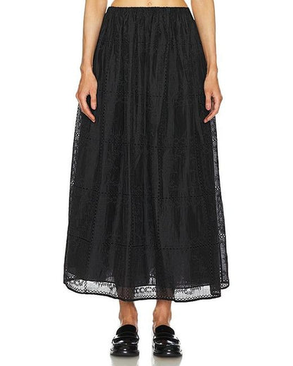 HS Handkerchief Camp Shirt | Midi Skirt | Set