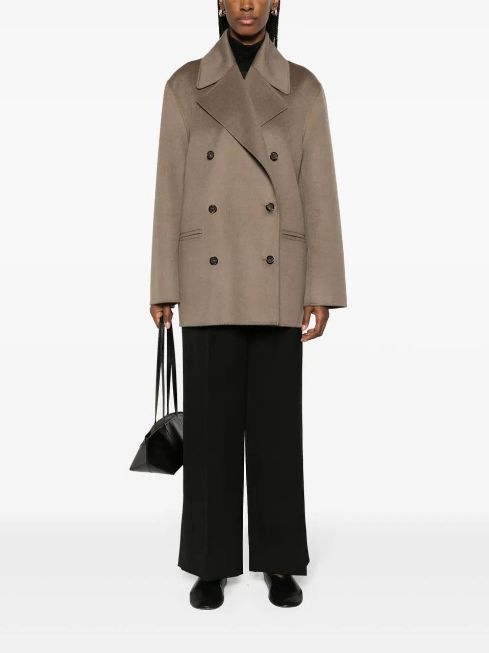 TOT Double-Breasted Wool Coat