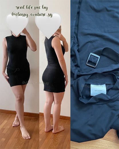 Ref Jemma Tencel-Spandex Knit Mini Dress