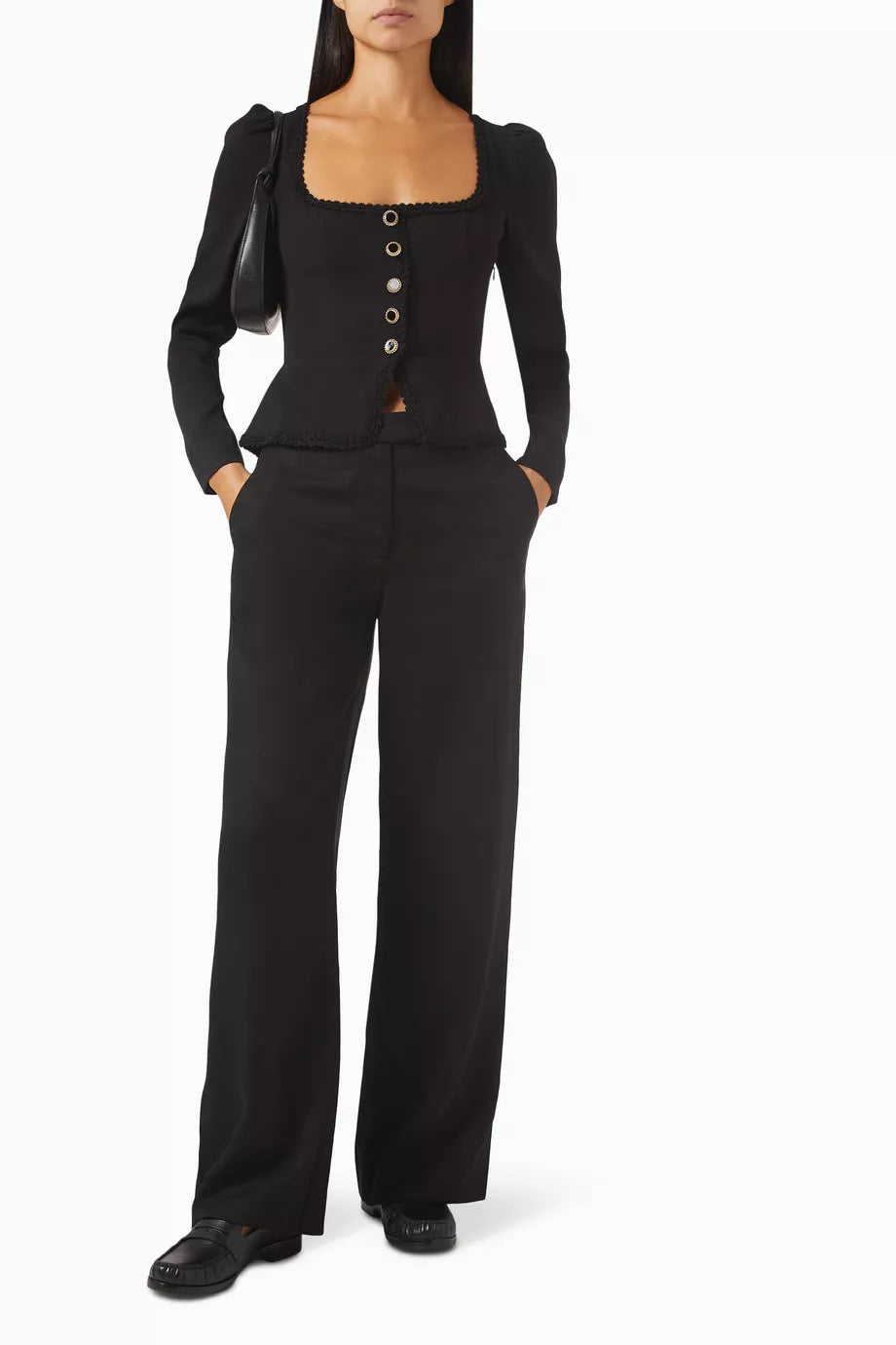 Ref Nikky Long Sleeved Viscose Top