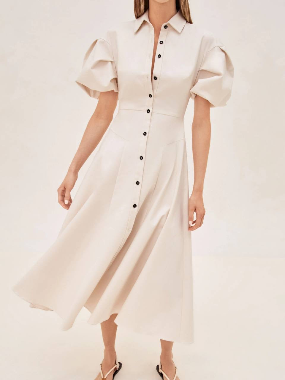 ALX Amilya Cotton Midi Dress