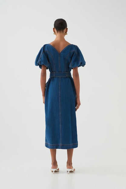 AJ Juno Denim Midi Dress | Harper Denim Midi Dress