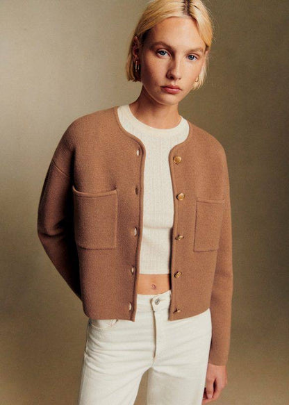 SZ Jules Wool-Cotton Cardigan