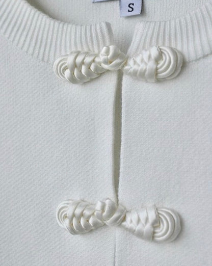 SAU Demi Viscose-blend Cropped Cardigan