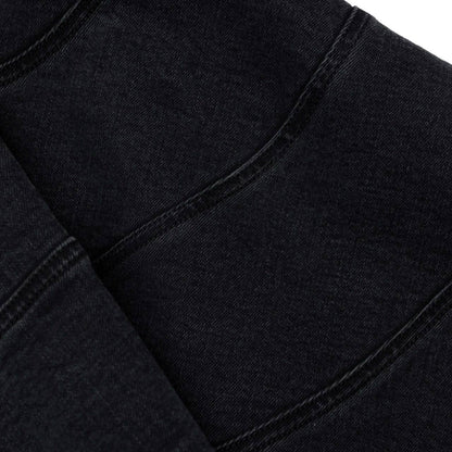 SP Flared Denim Mini Skirt in Black