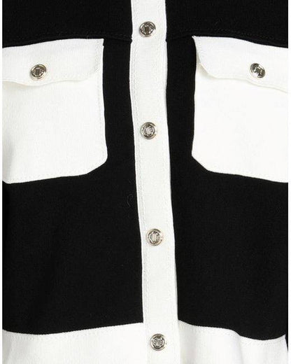 MJ Two Toned Knitted Cardigan