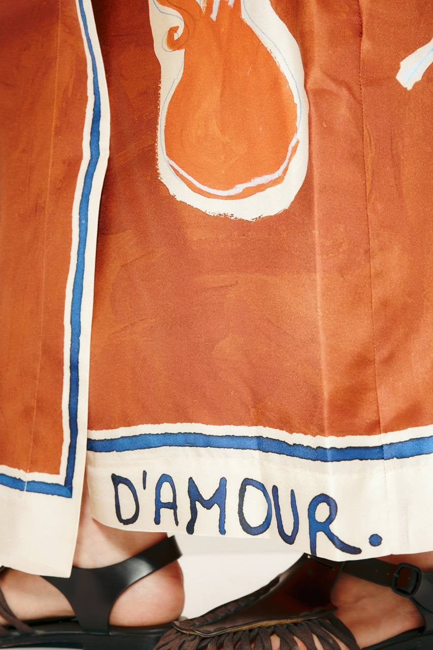 ALM Soleil D'Amour Printed Silk-Twill Shirt | Pant | Skirt | Set