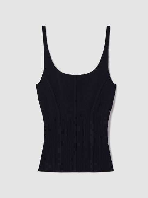 RS Verity Ribbed Seam Detail Vest Cami Tank Top