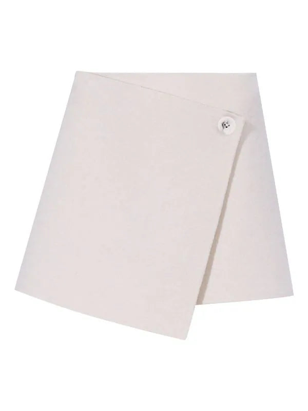 PS Reversible Melton Wrap Mini Skirt