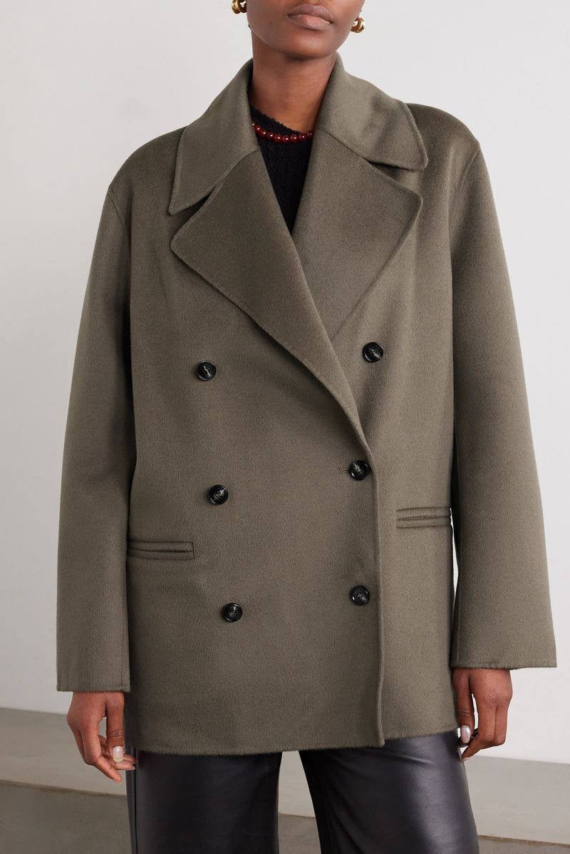 TOT Double-Breasted Wool Coat