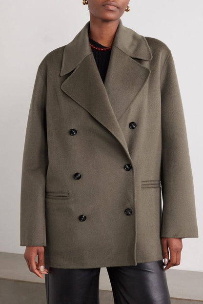 TOT Double-Breasted Wool Coat