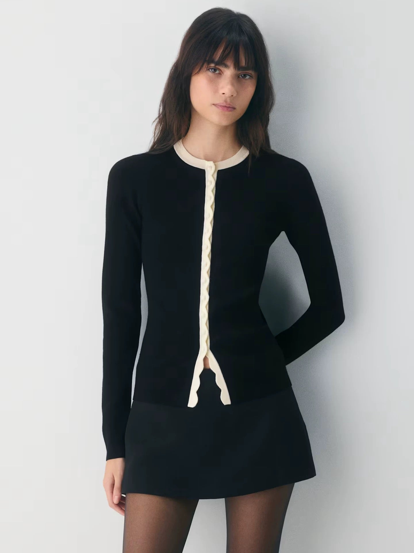 5 Colors! ARZ Shelly Viscose-Blend Button-Down Cardigan