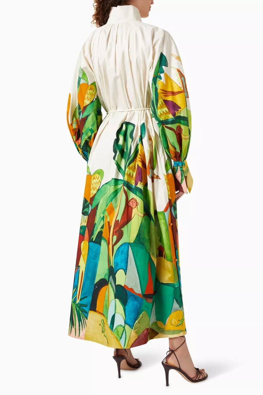 ALM Mokshini Cotton Shirtdress Midi Dress