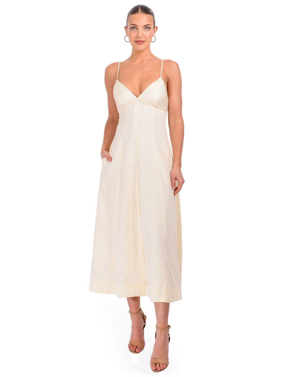 SK Honor Cami Cotton Midi Dress