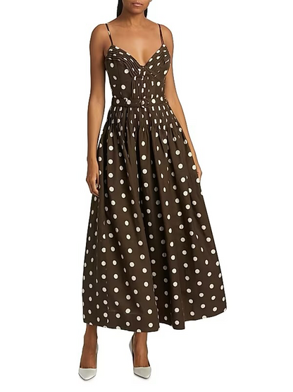 NC Mireille Linen-viscose Midi Dress