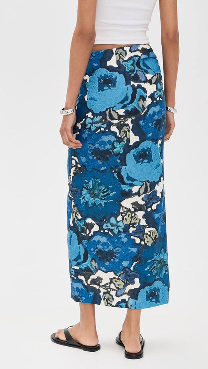 STL Camellia Top | Midi Skirt | Set