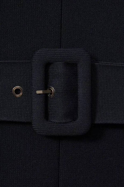 RS Ella Belted Knit Midi Dress