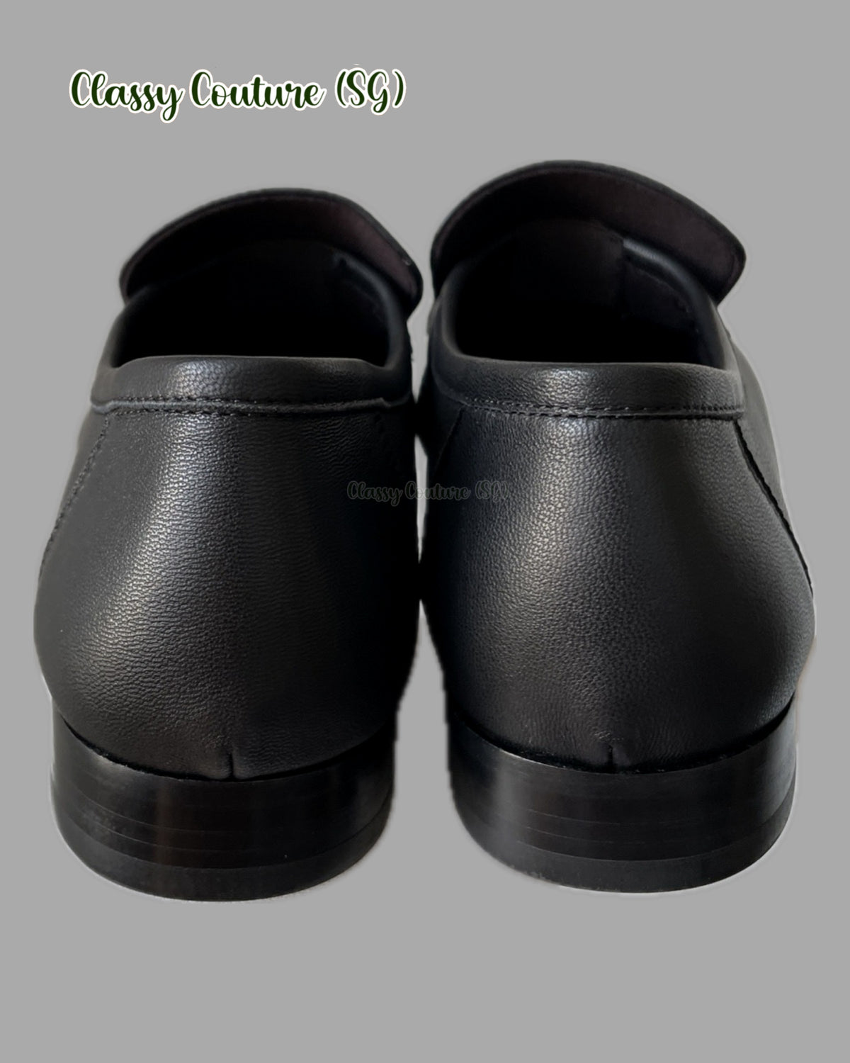 TR Soft Moccasin Lambskin Leather Loafer Shoes in Black