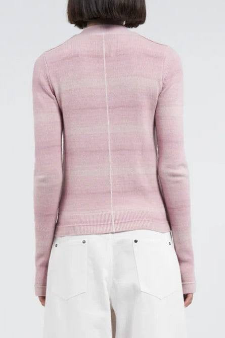 MM Space Dye Stripe Slim-Fit Featherweight Cashmere-Organic Cotton Cardigan