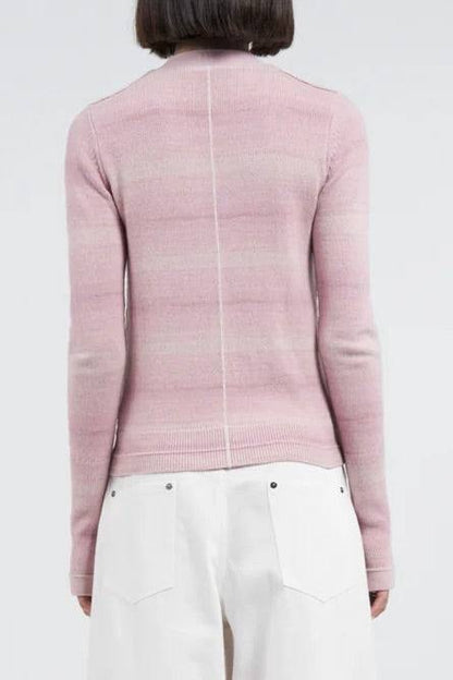 MM Space Dye Stripe Slim-Fit Featherweight Cashmere-Organic Cotton Cardigan