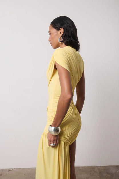 7 Colors! DLV Ravenna Draped Mini Dress
