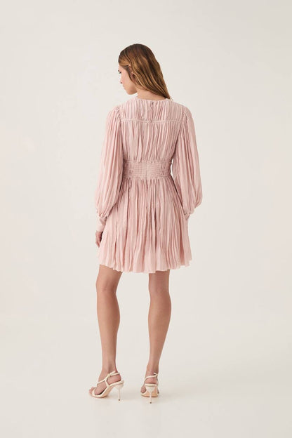 AJ Catalyst Pleated Mini | Midi Dress