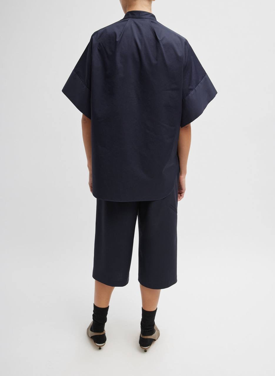 TIB Eco Poplin Raglan Tucked Short Sleeve Shirt