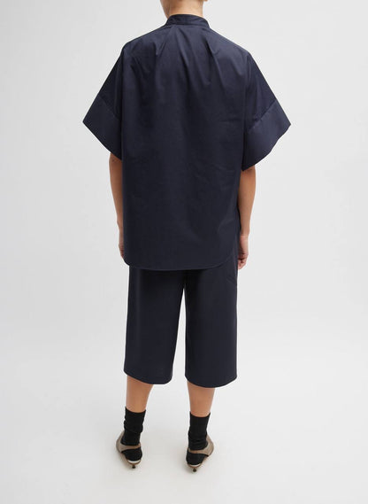 TIB Eco Poplin Raglan Tucked Short Sleeve Shirt