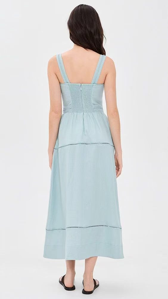 8 Colors! Ref Everett Linen Midi Dress