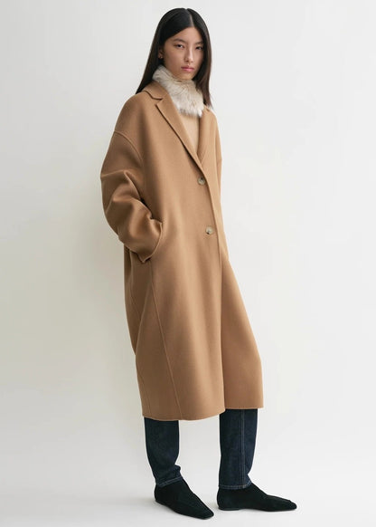Tot Double Wool Cocoon Coat