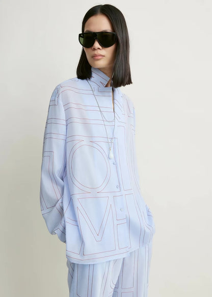 3 Colors! TOT Monogram Sheer Cotton-blend PJ Top | Shorts | Pants | Set
