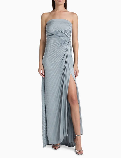 ALC Layla Strapless Pleated Gown