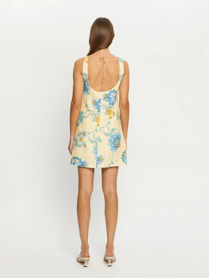KV Giselle Linen Shift Mini Dress