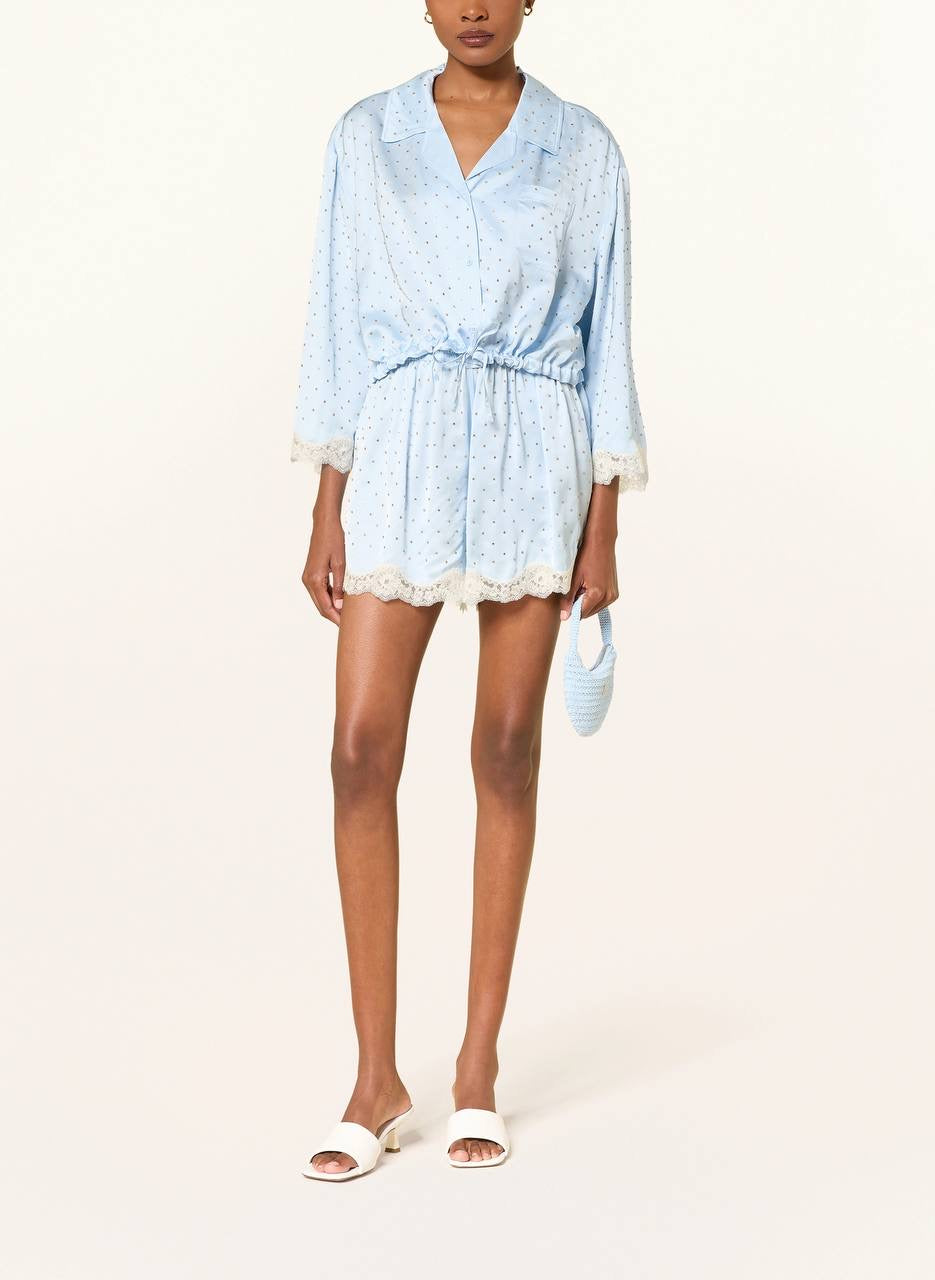 SD Limonessa Rhinestone-Embellished Shirt | Shorts