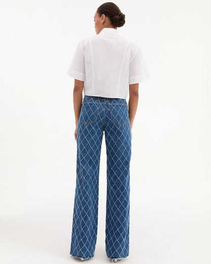 VB Claire Cotton Cropped Shirt