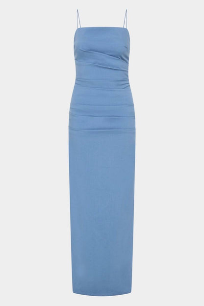 STL Jones Cotton-Blend Gathered Maxi Dress