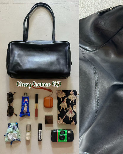 TR Astra Bowling Leather Shoulder Bag
