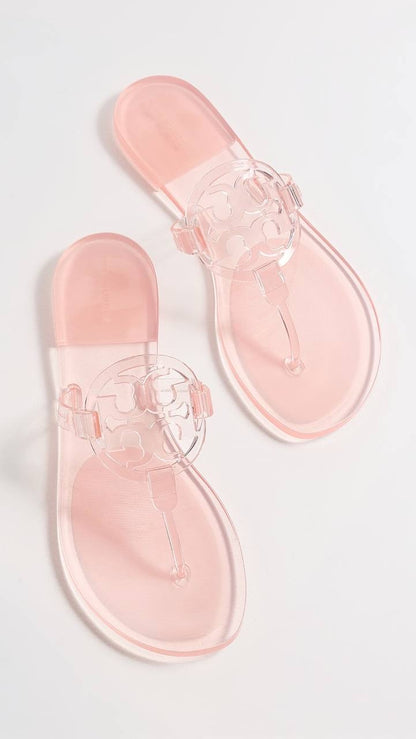 5 Colors! TB Miller Jelly Clear Thong Sandals