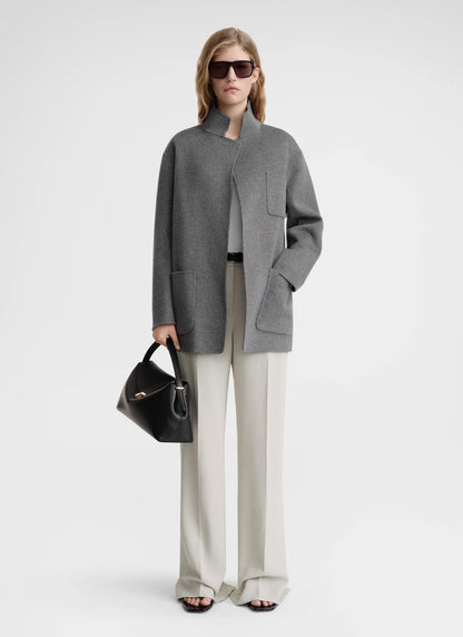 Tot Patch Pocket Double Wool Jacket
