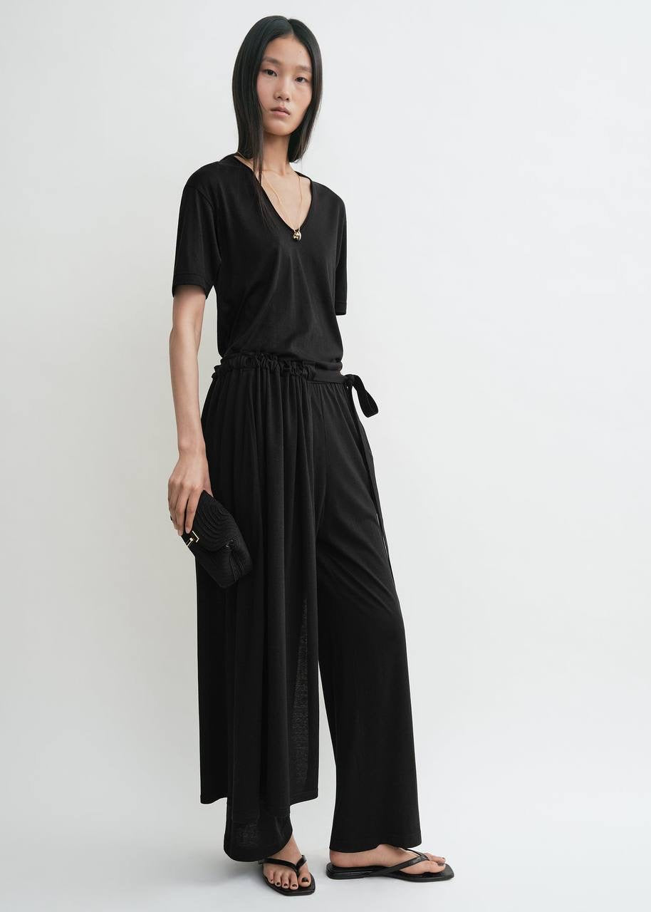 TOT Cotton Shirt | Pant | Wrap Midi Skirt | Set