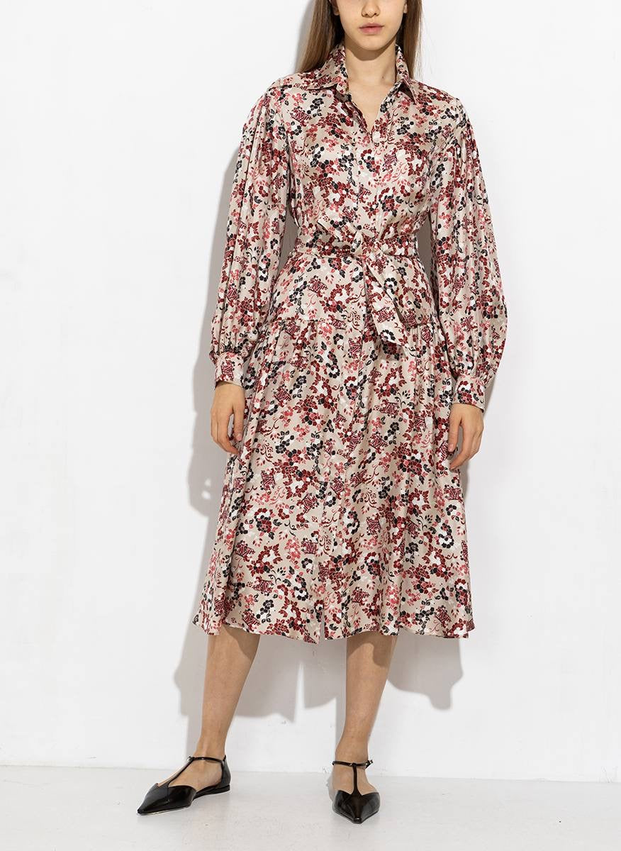 MM Renier Silk Midi Dress