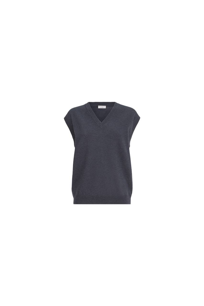 BC Grey Cashmere Knit Vest