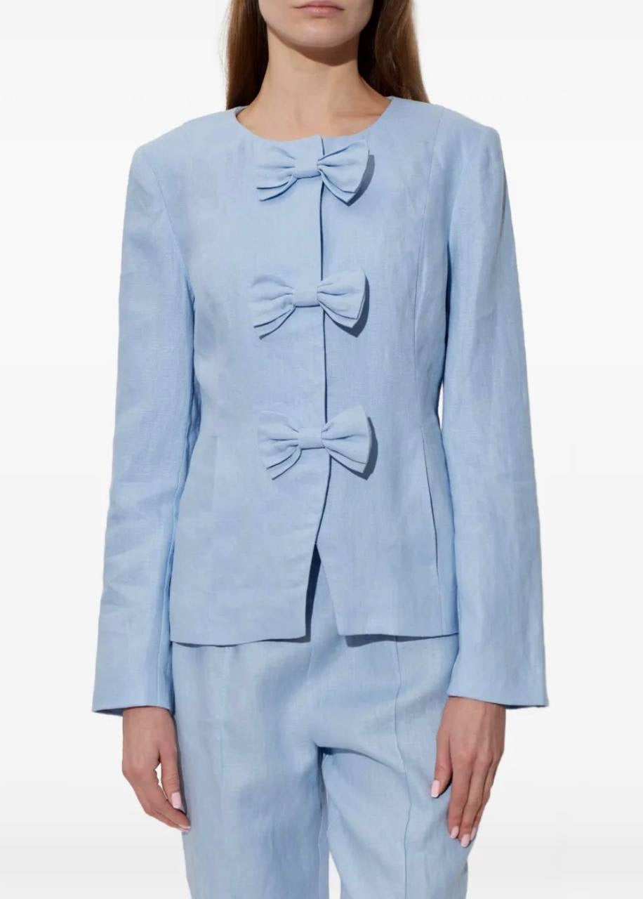 PSE Harper Linen Jacket | Vest | Capri Pants | Set