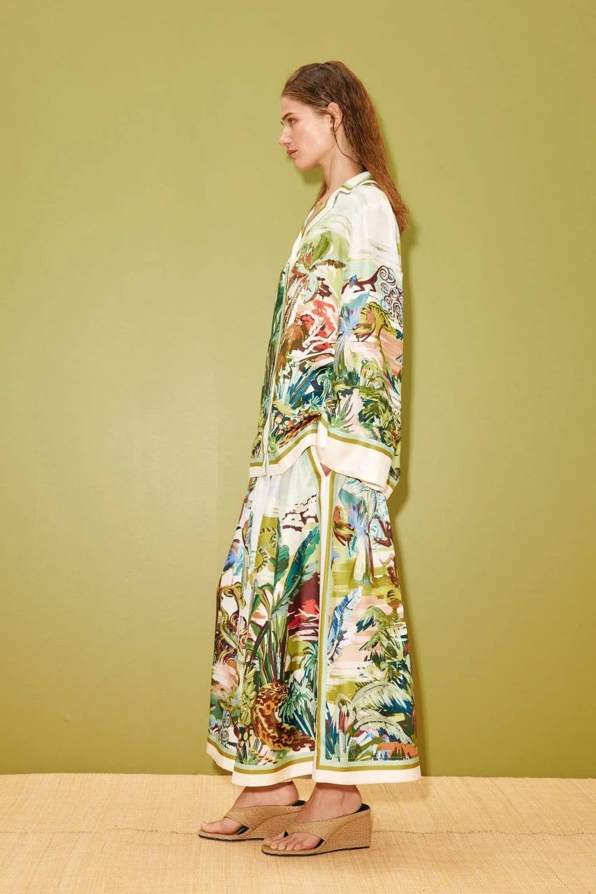 ALM Jungle Boogie Shirt | Pants | Silk Set