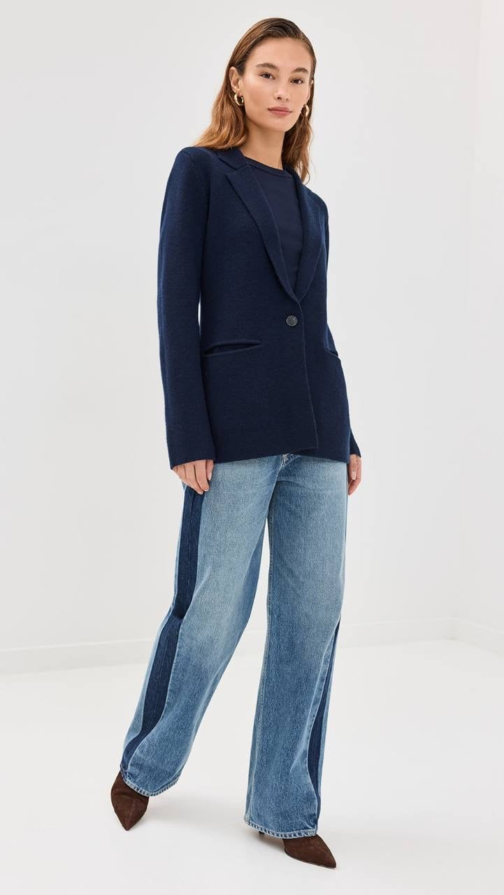 JK Cooper Wool-Cashmere Knit Blazer
