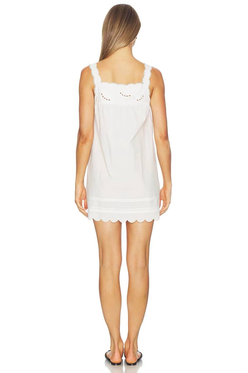 TG Kirsten Babydoll Cotton Shift Mini Dress