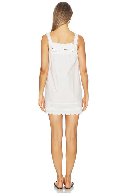 TG Kirsten Babydoll Cotton Shift Mini Dress