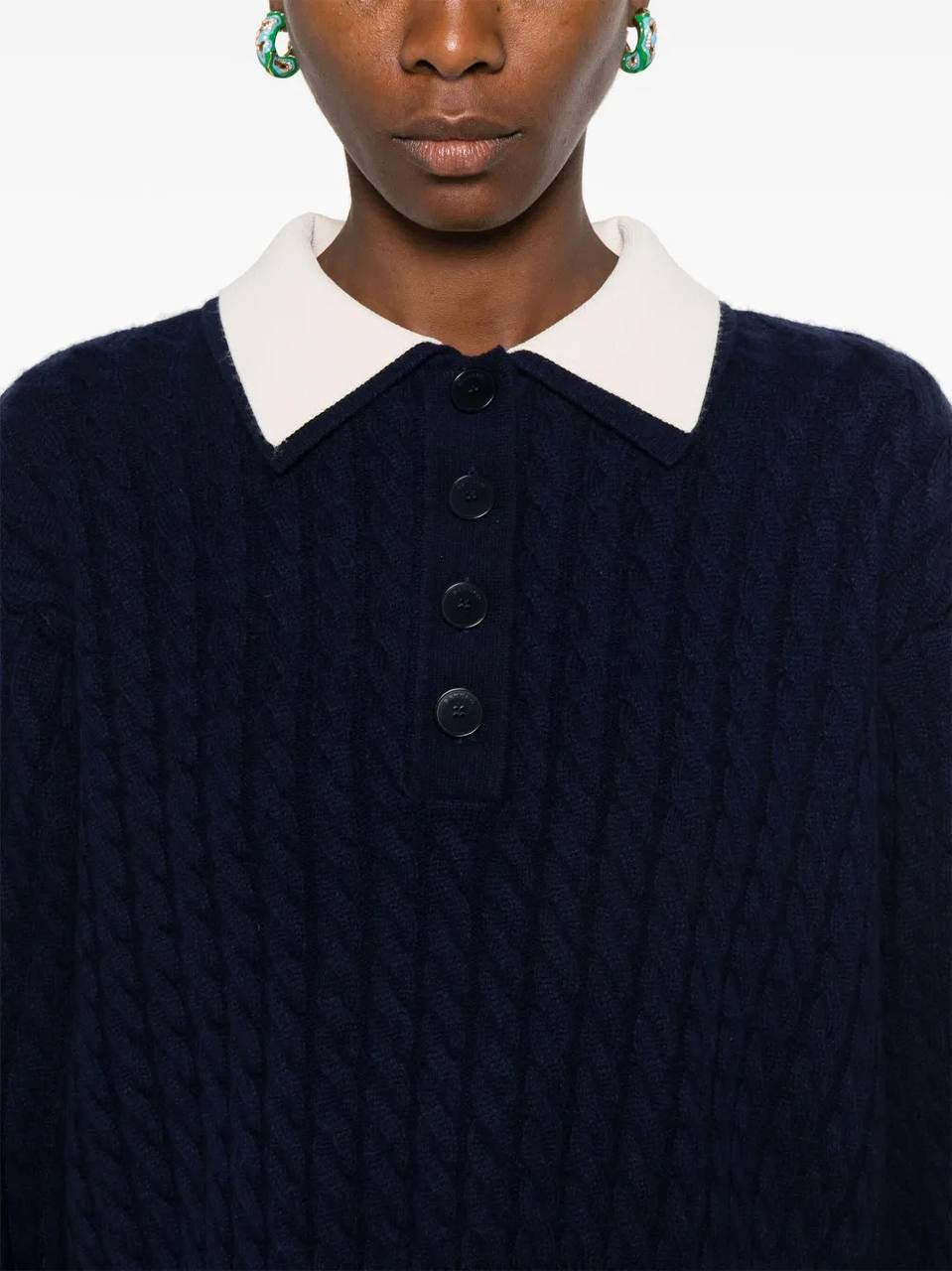 SD Fred Wool-Cashmere Cable Knit Sweater