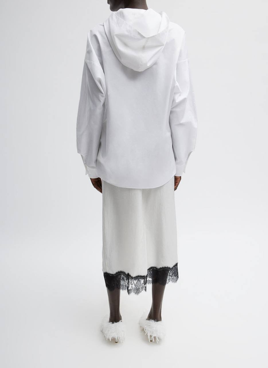 TB Lace Appliqué Slip Midi Skirt