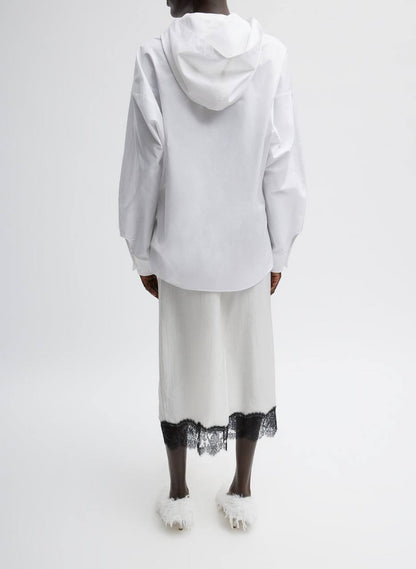 TB Lace Appliqué Slip Midi Skirt